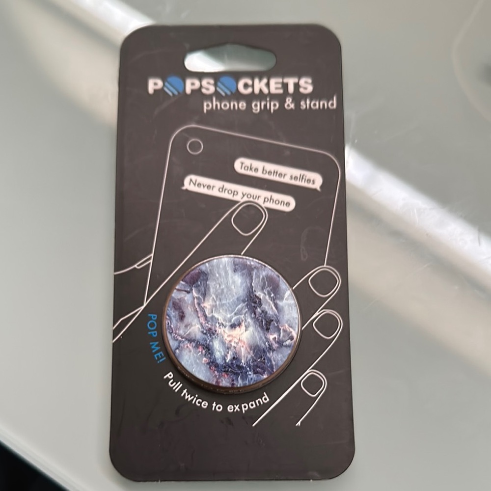 PopSocket Blue and White Cosmic Phone Grip